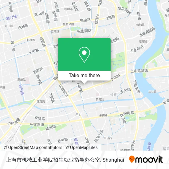 上海市机械工业学院招生就业指导办公室 map