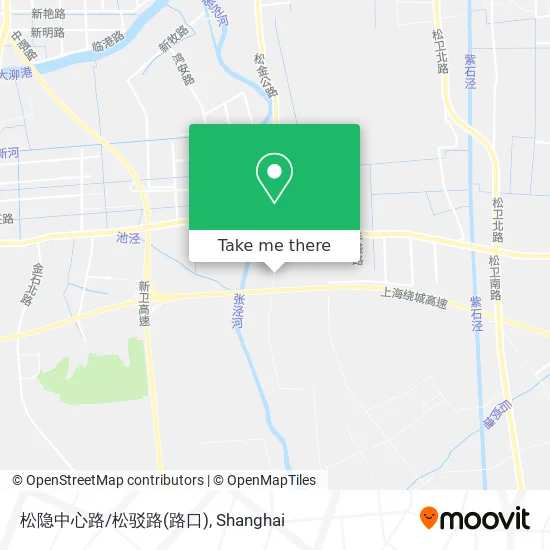 松隐中心路/松驳路(路口) map