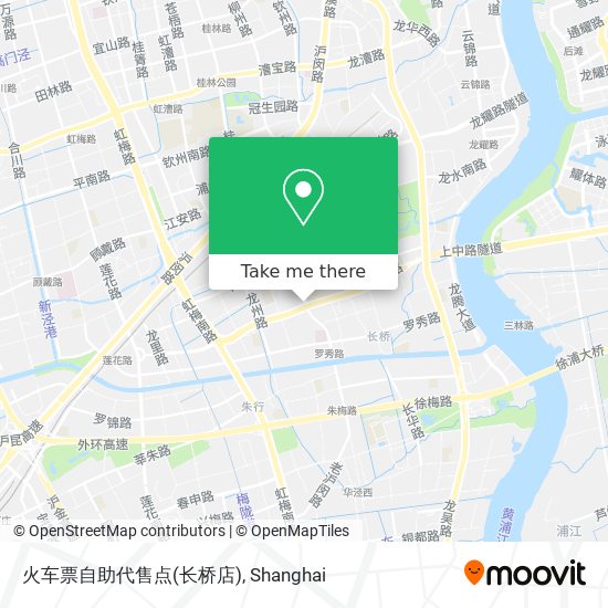 火车票自助代售点(长桥店) map