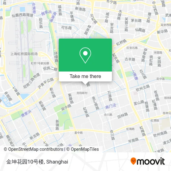 金坤花园10号楼 map