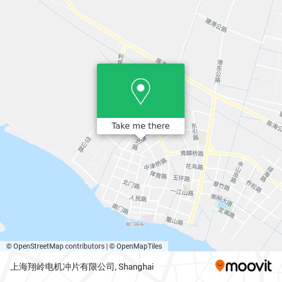 上海翔岭电机冲片有限公司 map