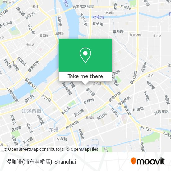 漫咖啡(浦东金桥店) map