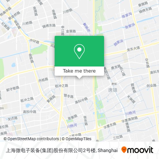 上海微电子装备(集团)股份有限公司2号楼 map