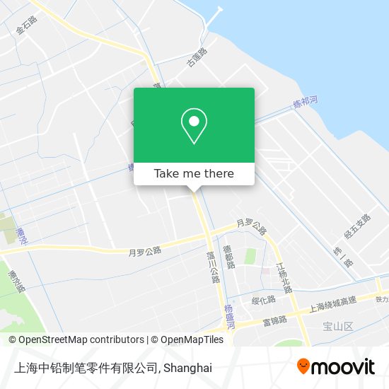 上海中铅制笔零件有限公司 map