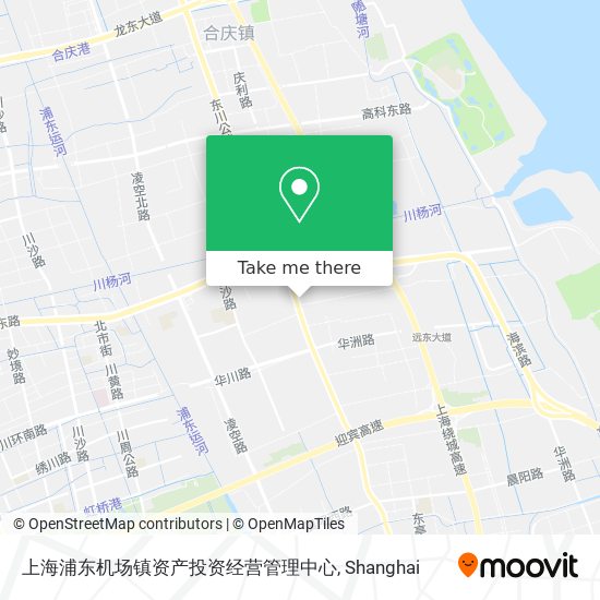 上海浦东机场镇资产投资经营管理中心 map
