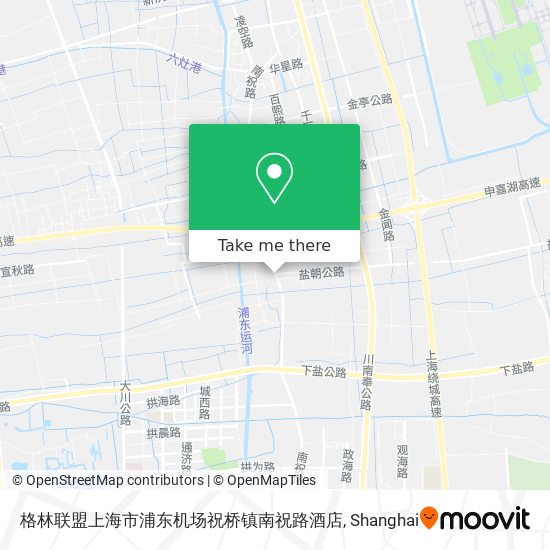 格林联盟上海市浦东机场祝桥镇南祝路酒店 map