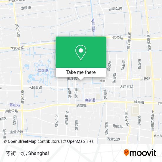 零街一坊 map