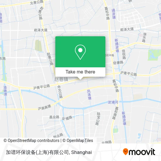 加谱环保设备(上海)有限公司 map