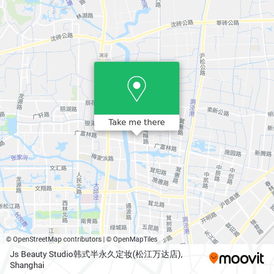 Js Beauty Studio韩式半永久定妆(松江万达店) map