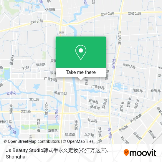 Js Beauty Studio韩式半永久定妆(松江万达店) map