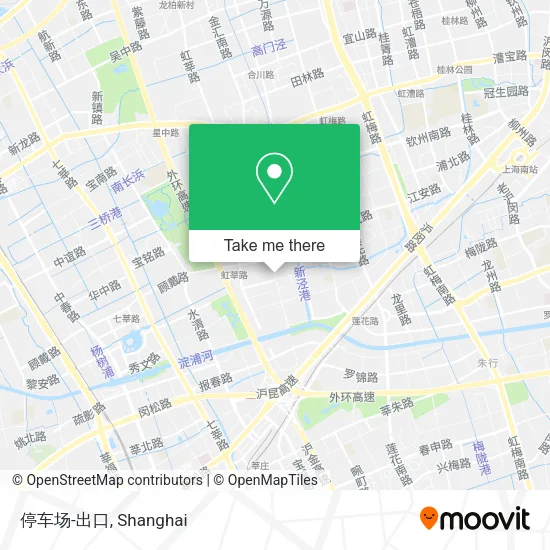 停车场-出口 map