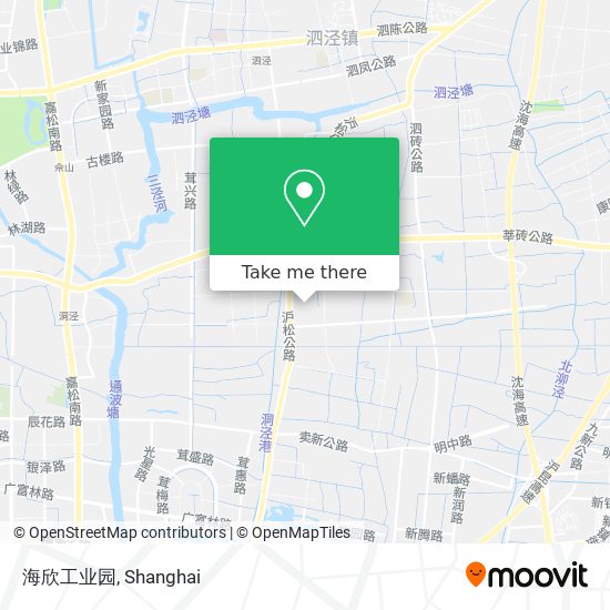 海欣工业园 map