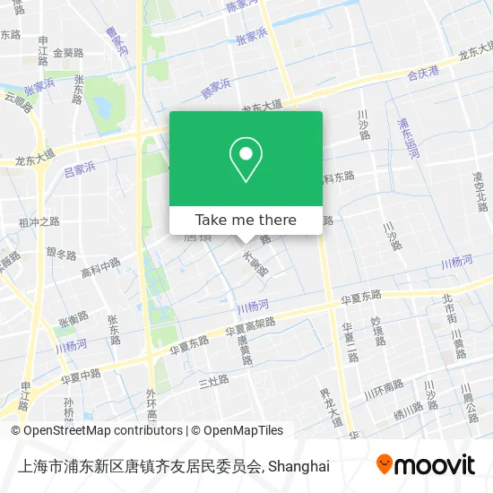 上海市浦东新区唐镇齐友居民委员会 map