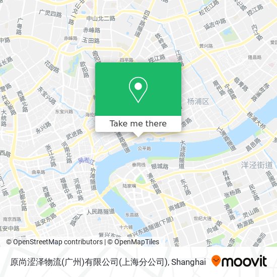 原尚涩泽物流(广州)有限公司(上海分公司) map