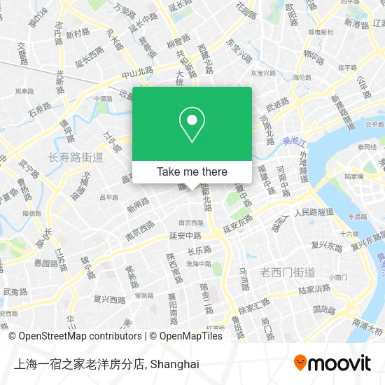 上海一宿之家老洋房分店 map