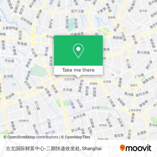 古北国际财富中心-二期快递收发处 map
