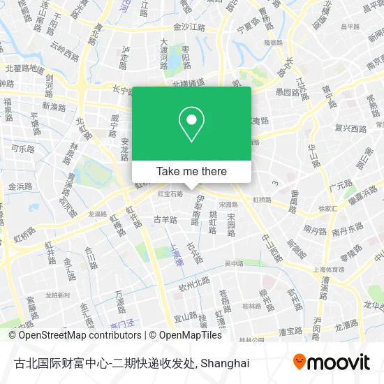 古北国际财富中心-二期快递收发处 map