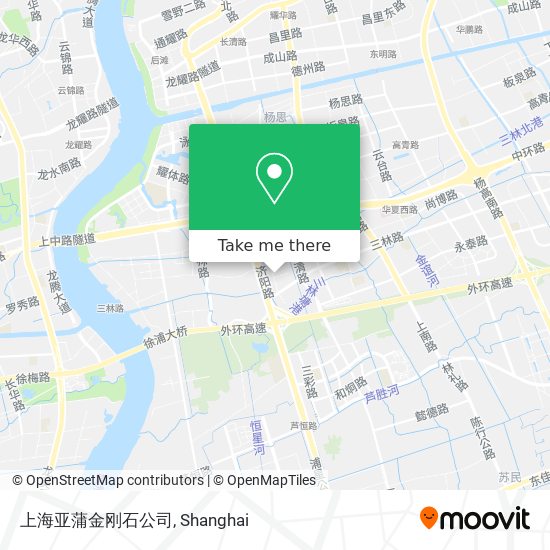 上海亚蒲金刚石公司 map
