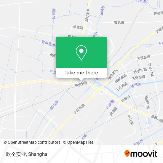 欣仝实业 map