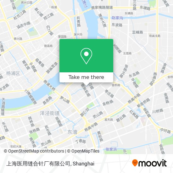 上海医用缝合针厂有限公司 map