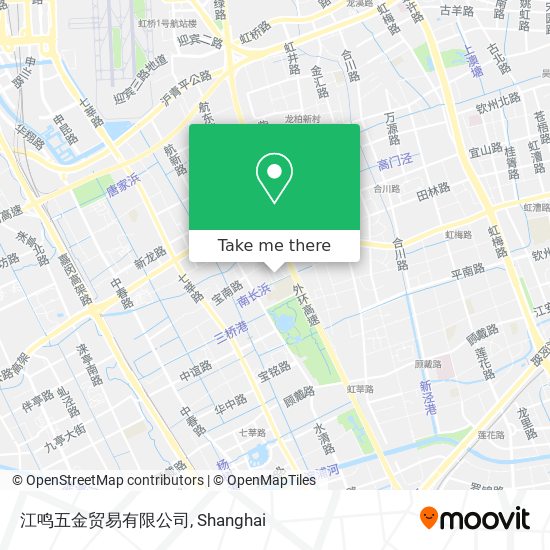 江鸣五金贸易有限公司 map