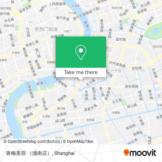 香梅美容 （浦南店） map