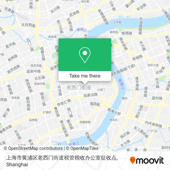 上海市黄浦区老西门街道税管税收办公室征收点 map