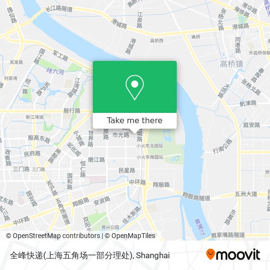 全峰快递(上海五角场一部分理处) map