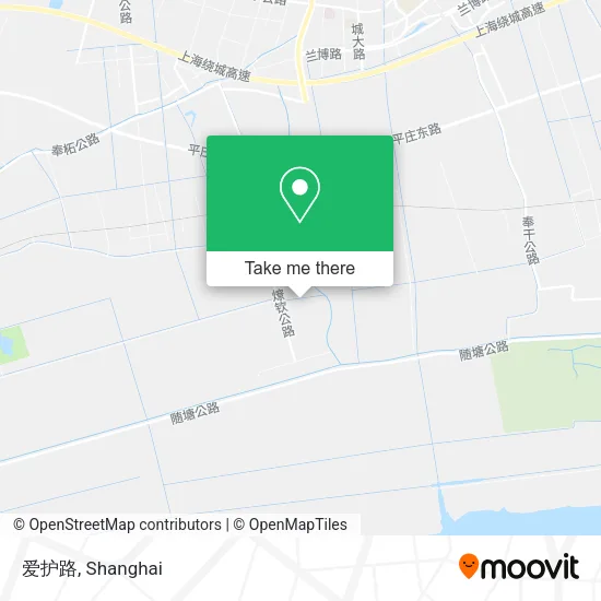 爱护路 map