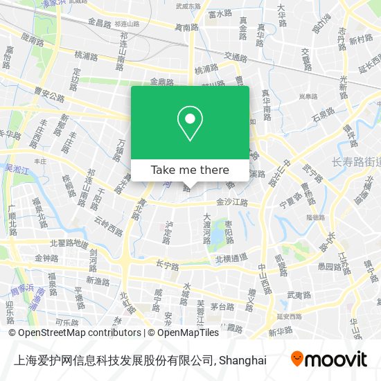 上海爱护网信息科技发展股份有限公司 map