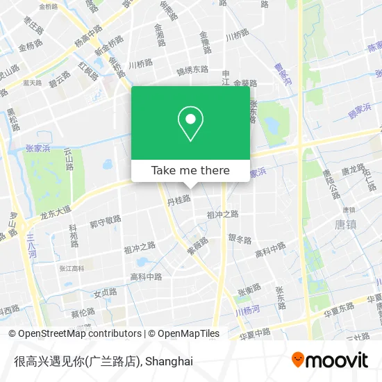 很高兴遇见你(广兰路店) map