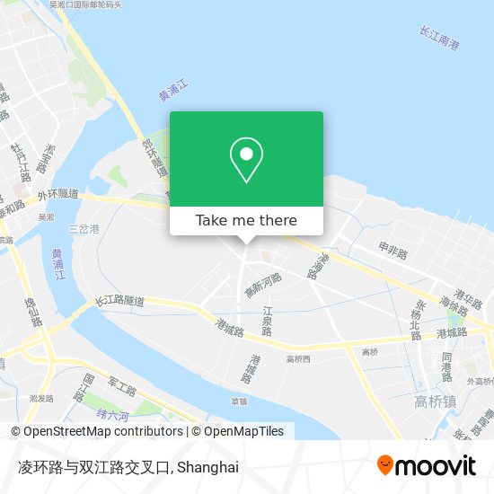 凌环路与双江路交叉口 map