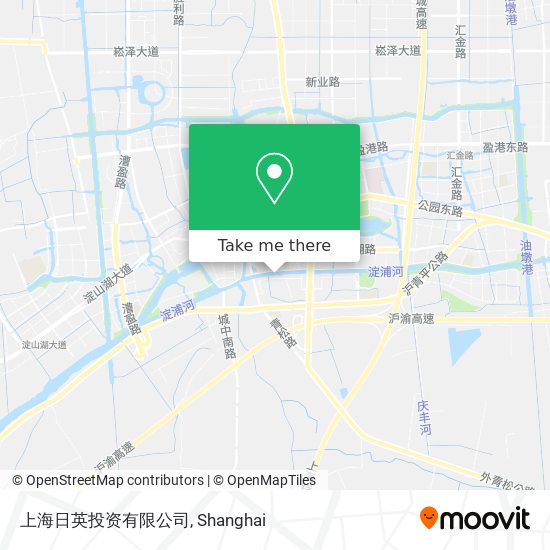 上海日英投资有限公司 map