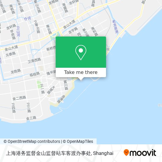 上海港务监督金山监督站车客渡办事处 map