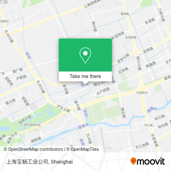 上海宝杨工业公司 map
