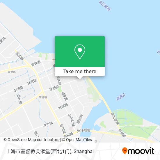 上海市基督教吴淞堂(西北1门) map