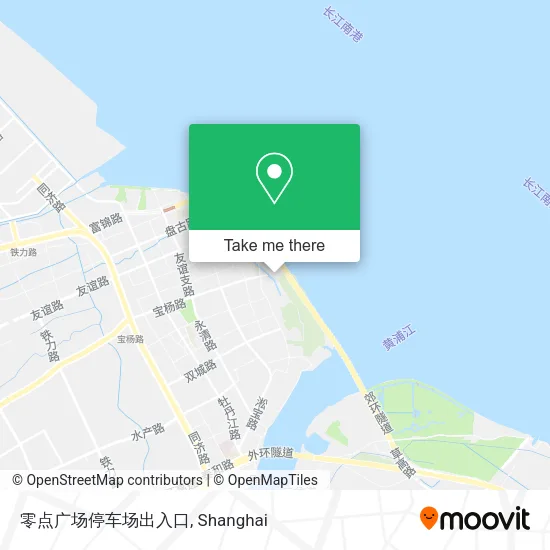 零点广场停车场出入口 map
