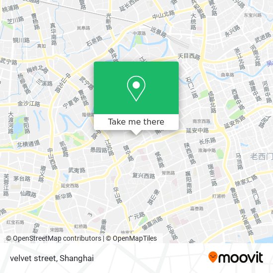 velvet street map