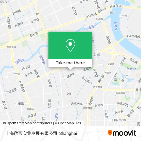 上海敬富实业发展有限公司 map