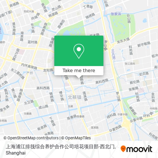 上海浦江排筏综合养护合作公司培花项目部-西北门 map