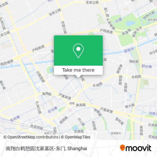 南翔白鹤憩园沈家墓区-东门 map