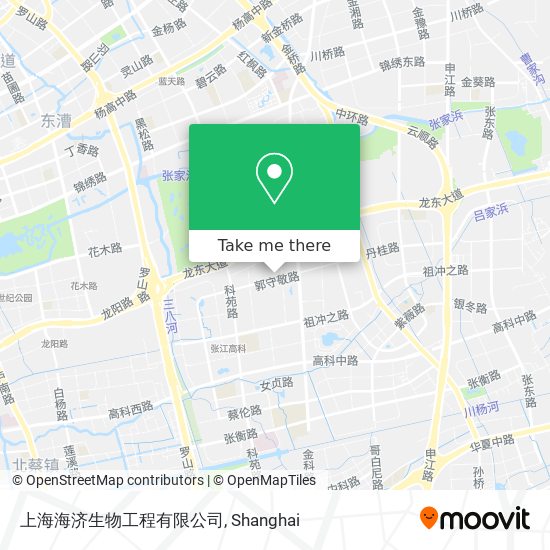 上海海济生物工程有限公司 map