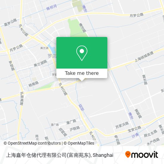 上海鑫年仓储代理有限公司(富南苑东) map