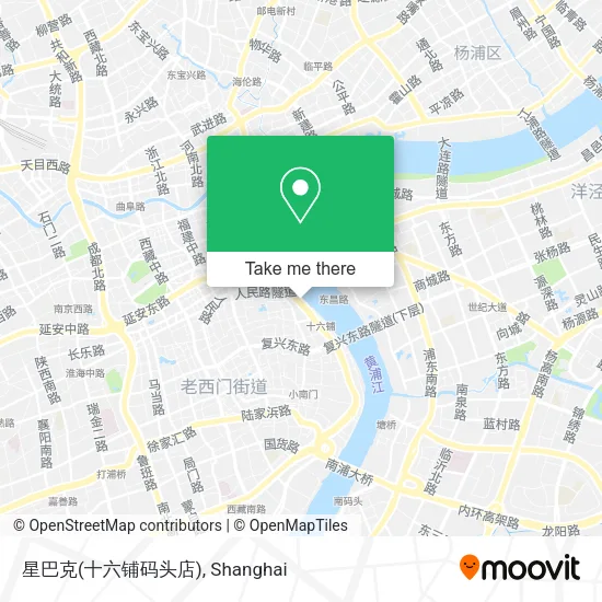 星巴克(十六铺码头店) map
