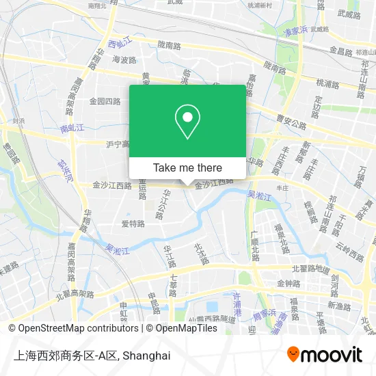 上海西郊商务区-A区 map