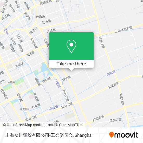 上海众川塑胶有限公司-工会委员会 map