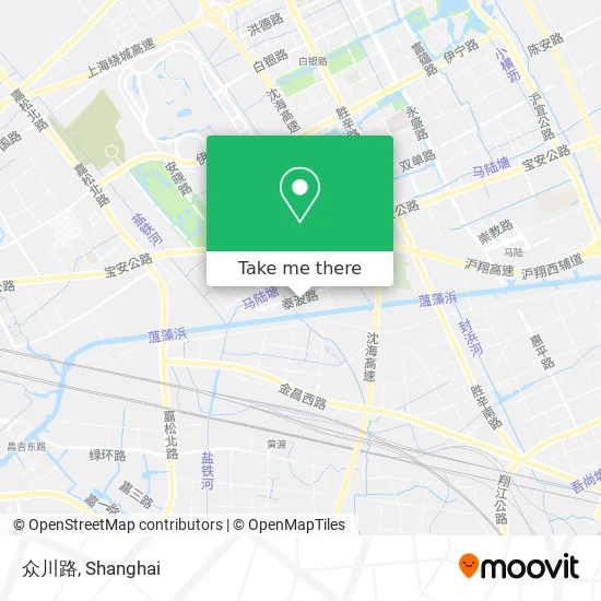众川路 map