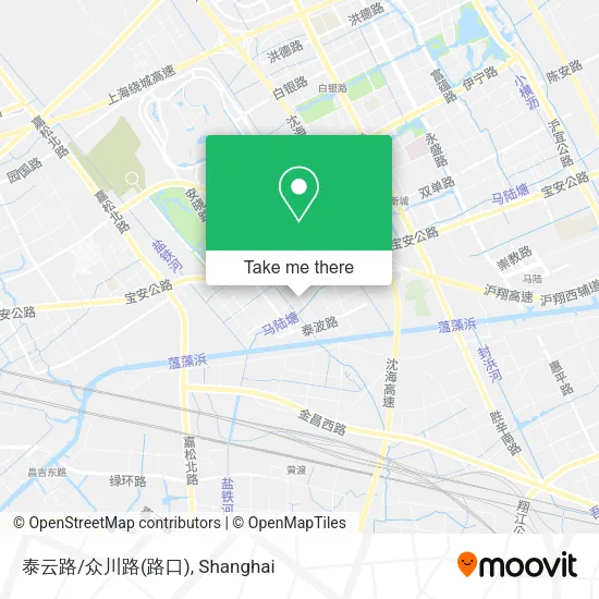 泰云路/众川路(路口) map