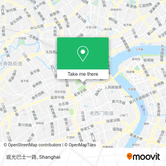 观光巴士一路 map