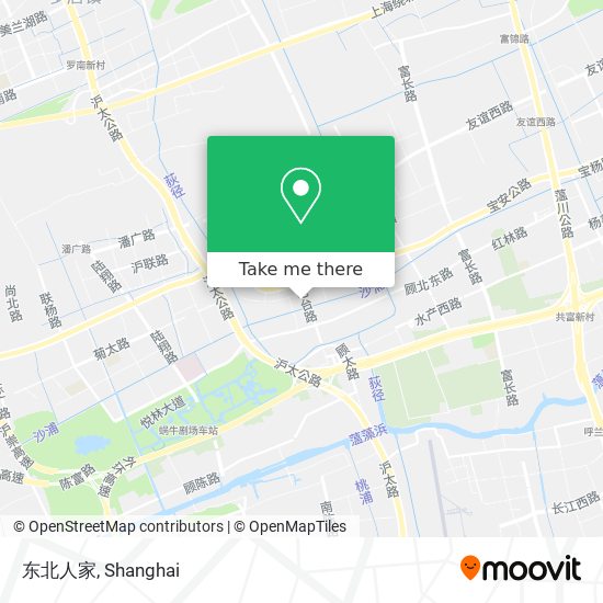 东北人家 map